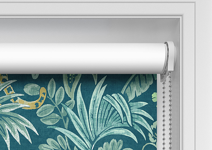 Leopard, Teal - Twist&Fit Roller Blind - Image 11
